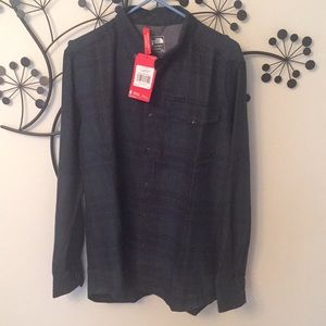 North Face Flannel shirt L